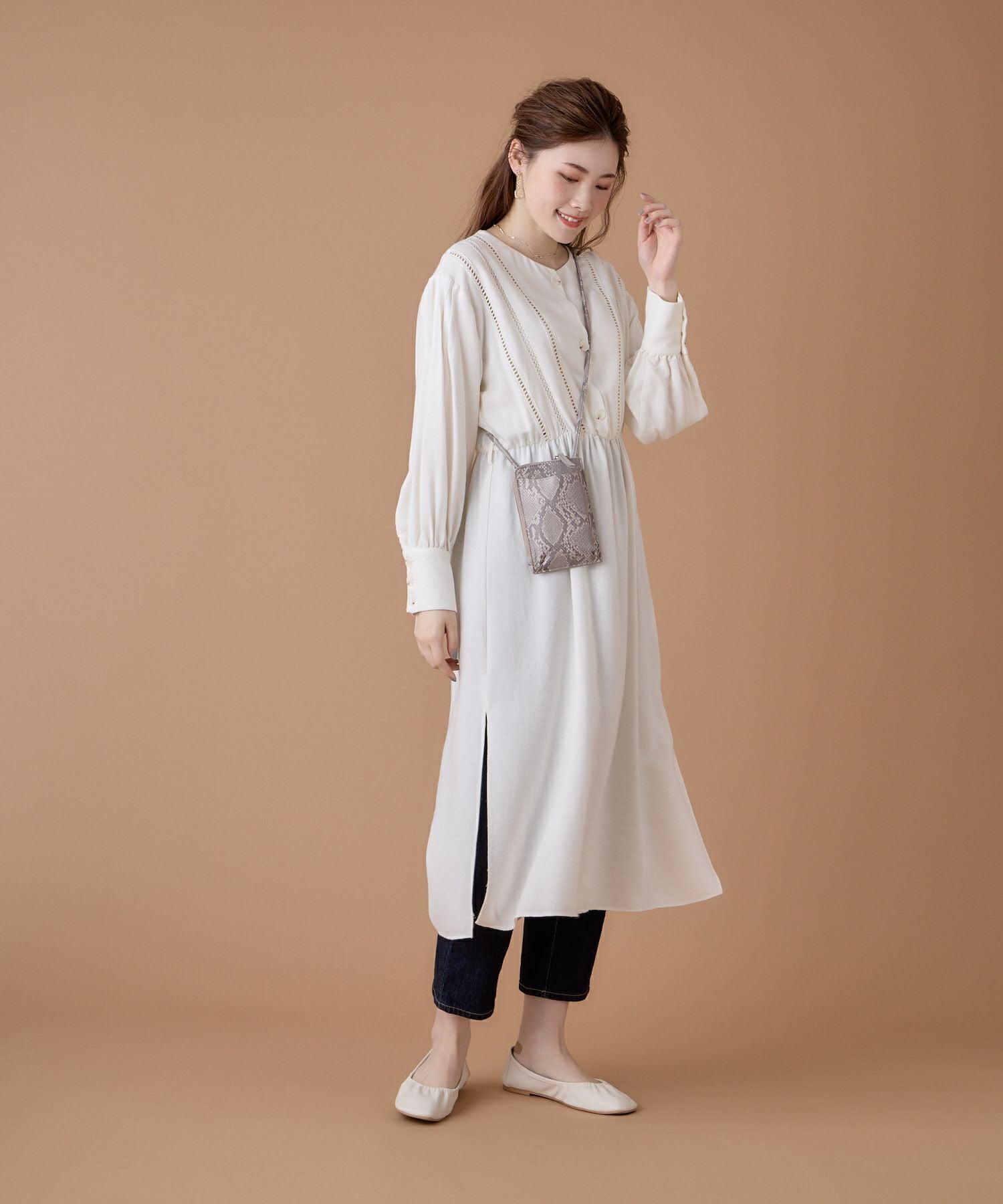 Legato Largo ショルダーバッグ  mini フルグレインフェイクレザー LG-D1161