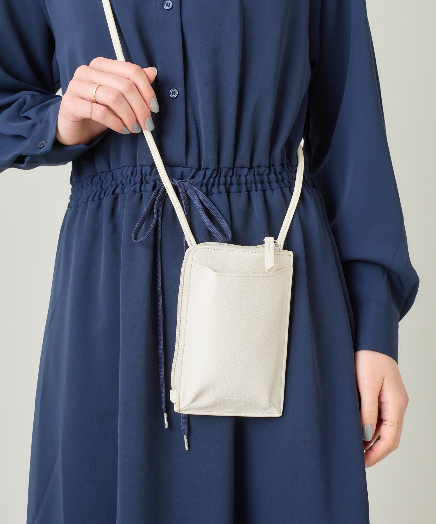 Legato Largo ショルダーバッグ  mini フルグレインフェイクレザー LG-D1161