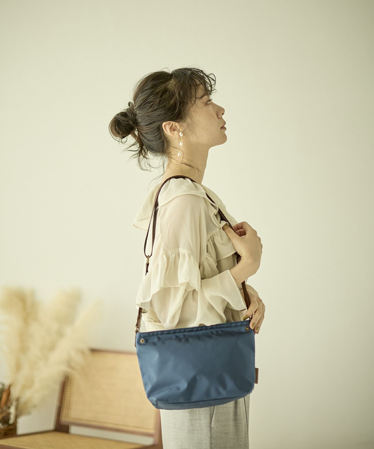 Legato Largo ショルダーバッグ 撥水 mini 微光沢撥水ナイロンキャンバス LH-D1211