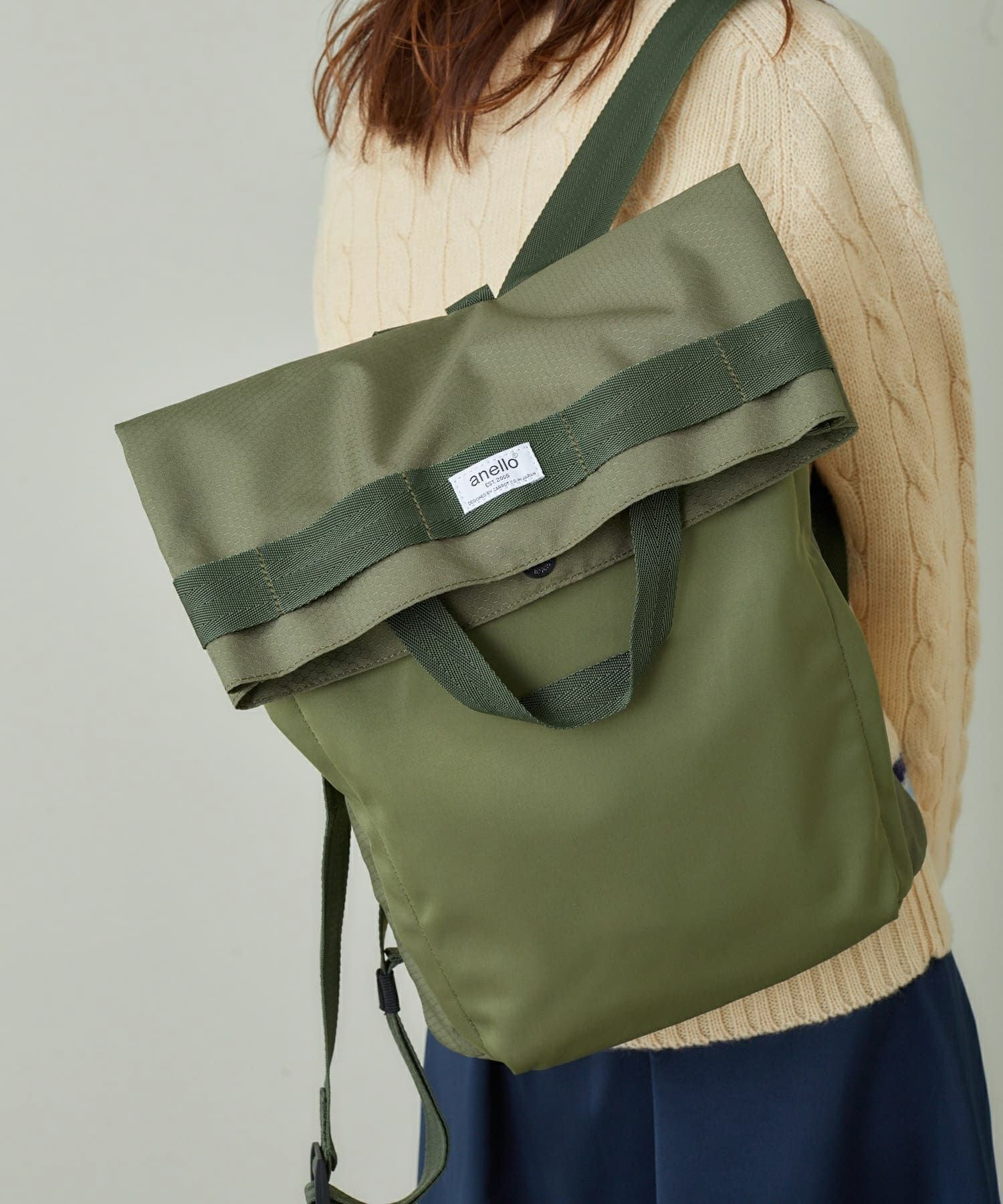 anello リュック バックパック  A4 OLIVE ATH3251