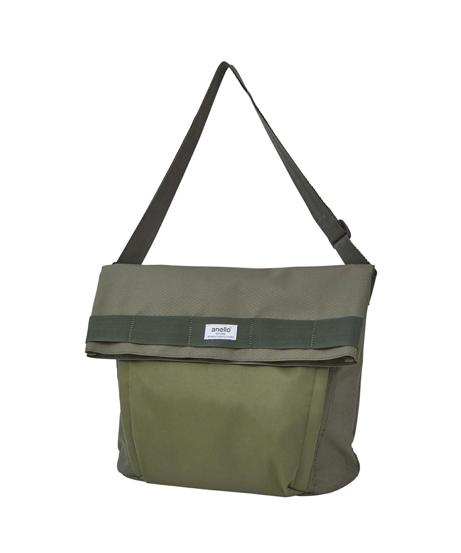 anello ショルダーバッグ 多収納 A4 OLIVE ATS0922