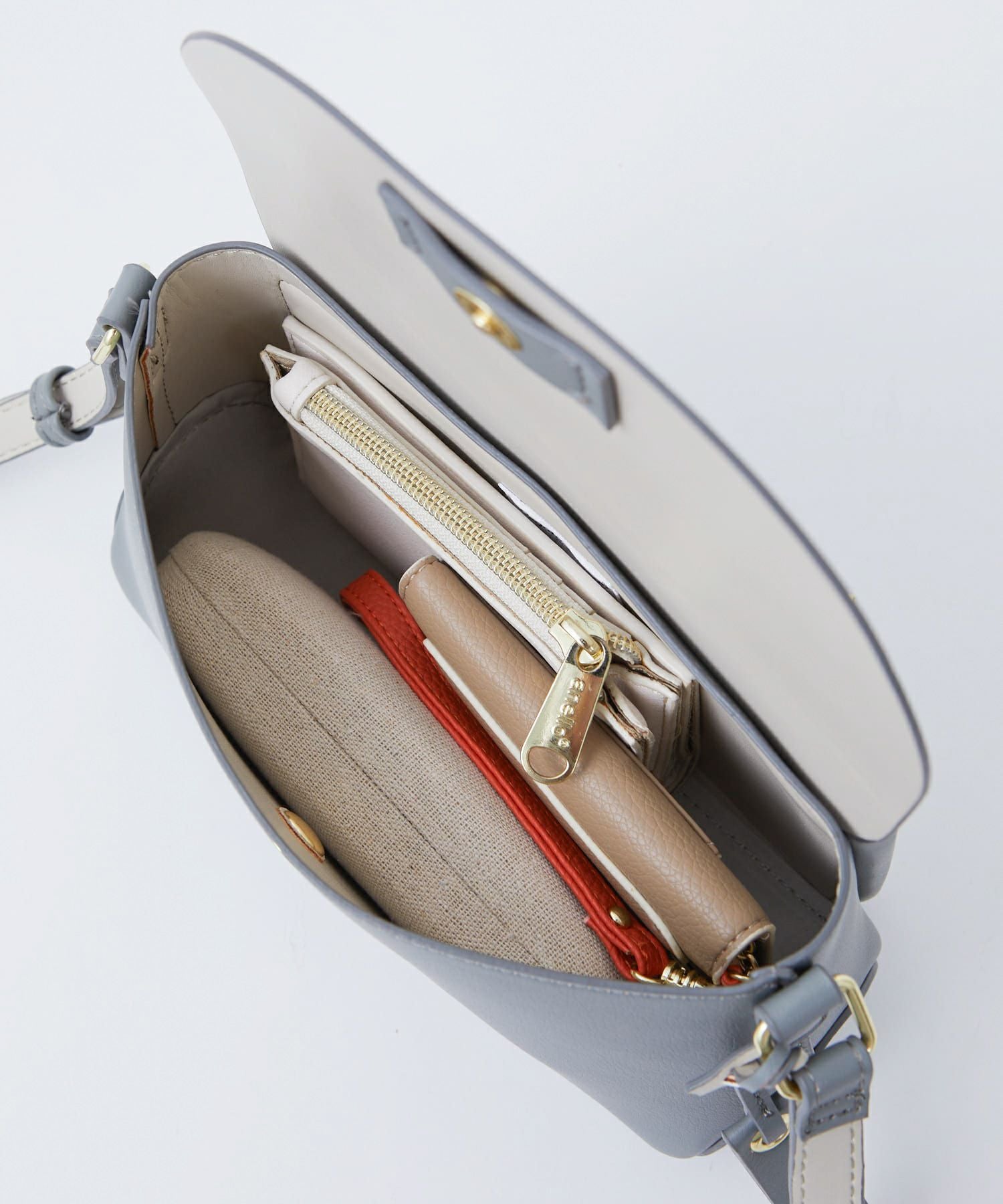 Legato Largo ショルダーバッグ 軽量 財布機能 mini かるいかばん LH-F3062