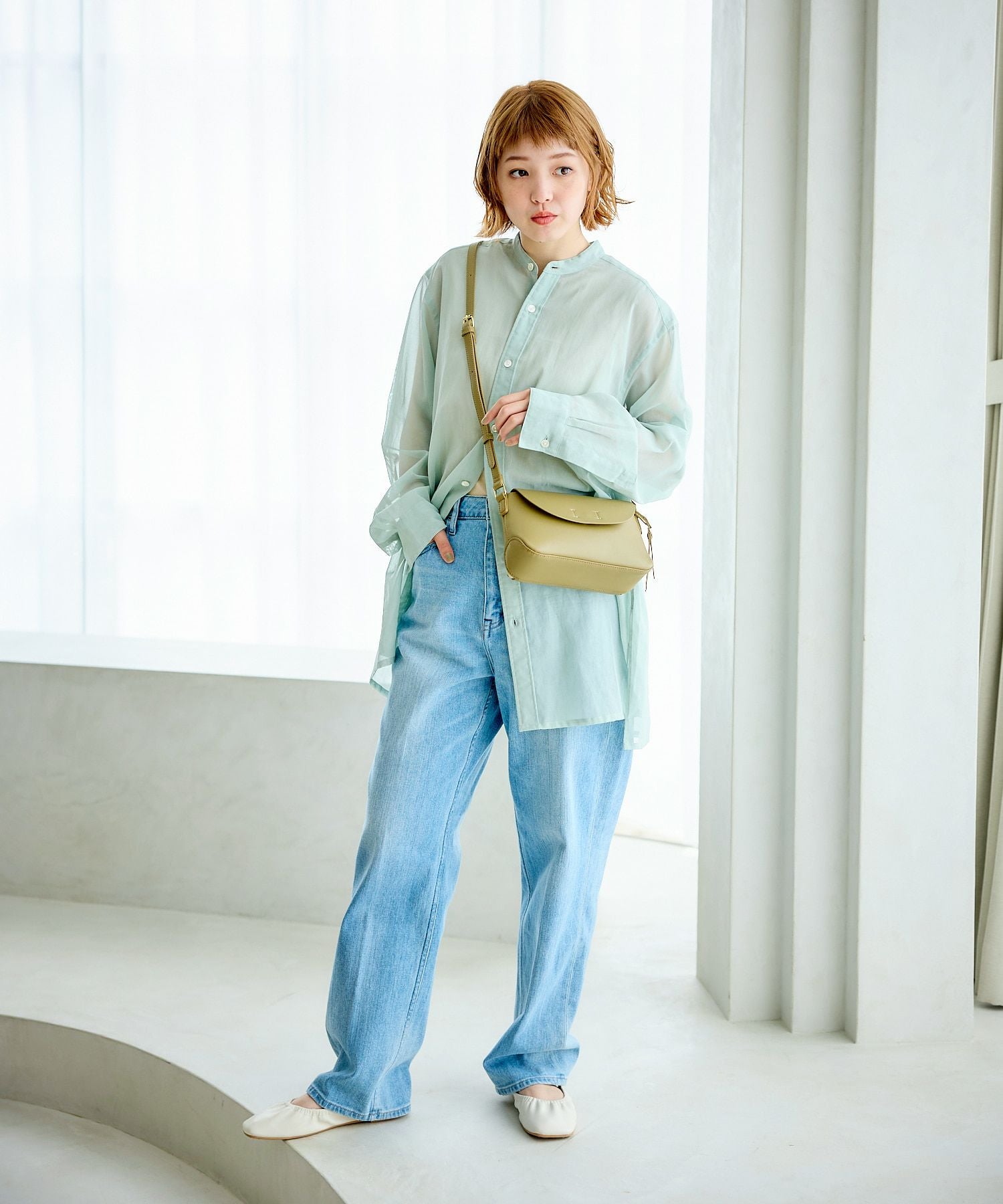 Legato Largo ショルダーバッグ 軽量 財布機能 mini かるいかばん LH-F3062