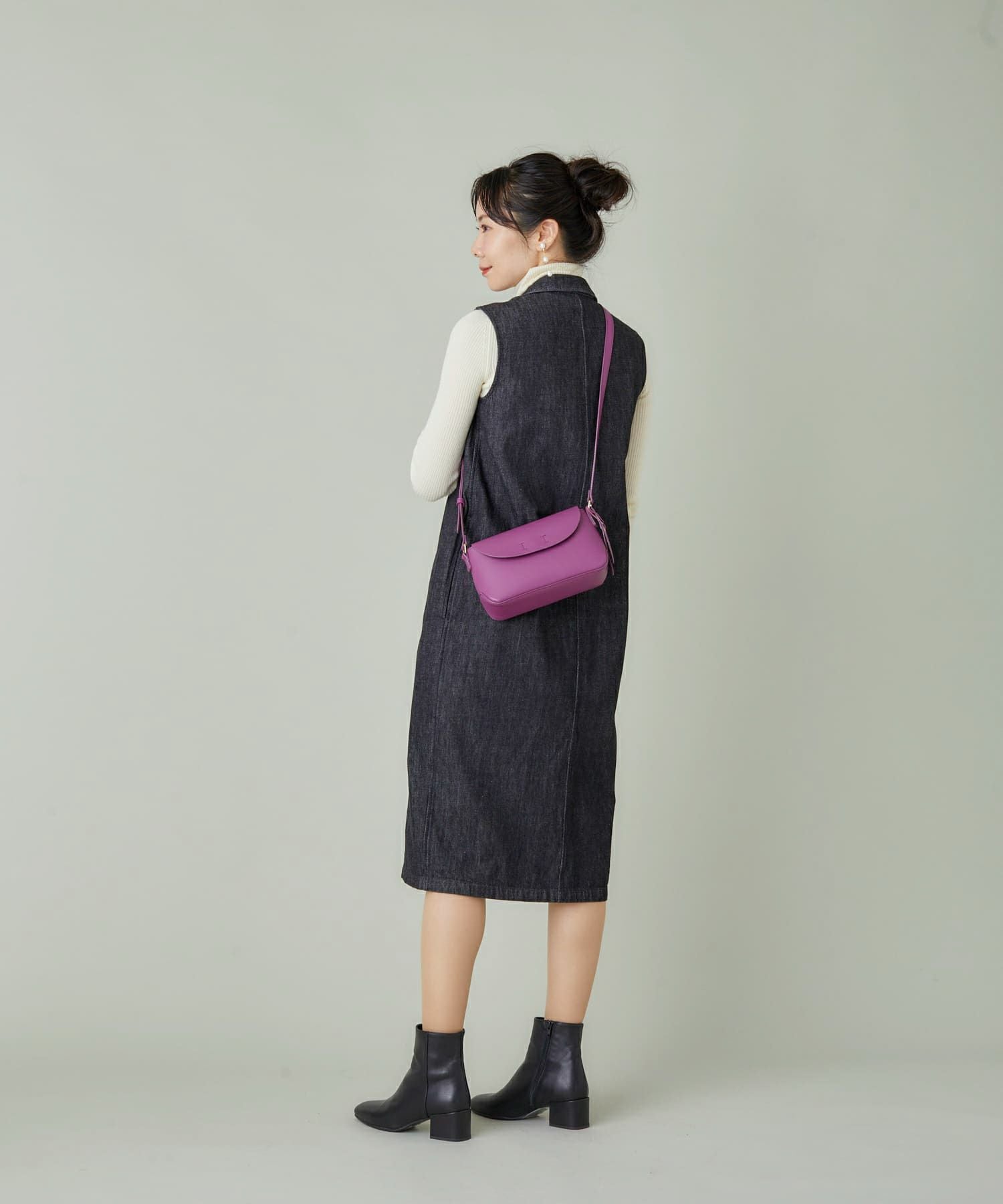 Legato Largo ショルダーバッグ 軽量 財布機能 mini かるいかばん LH-F3062