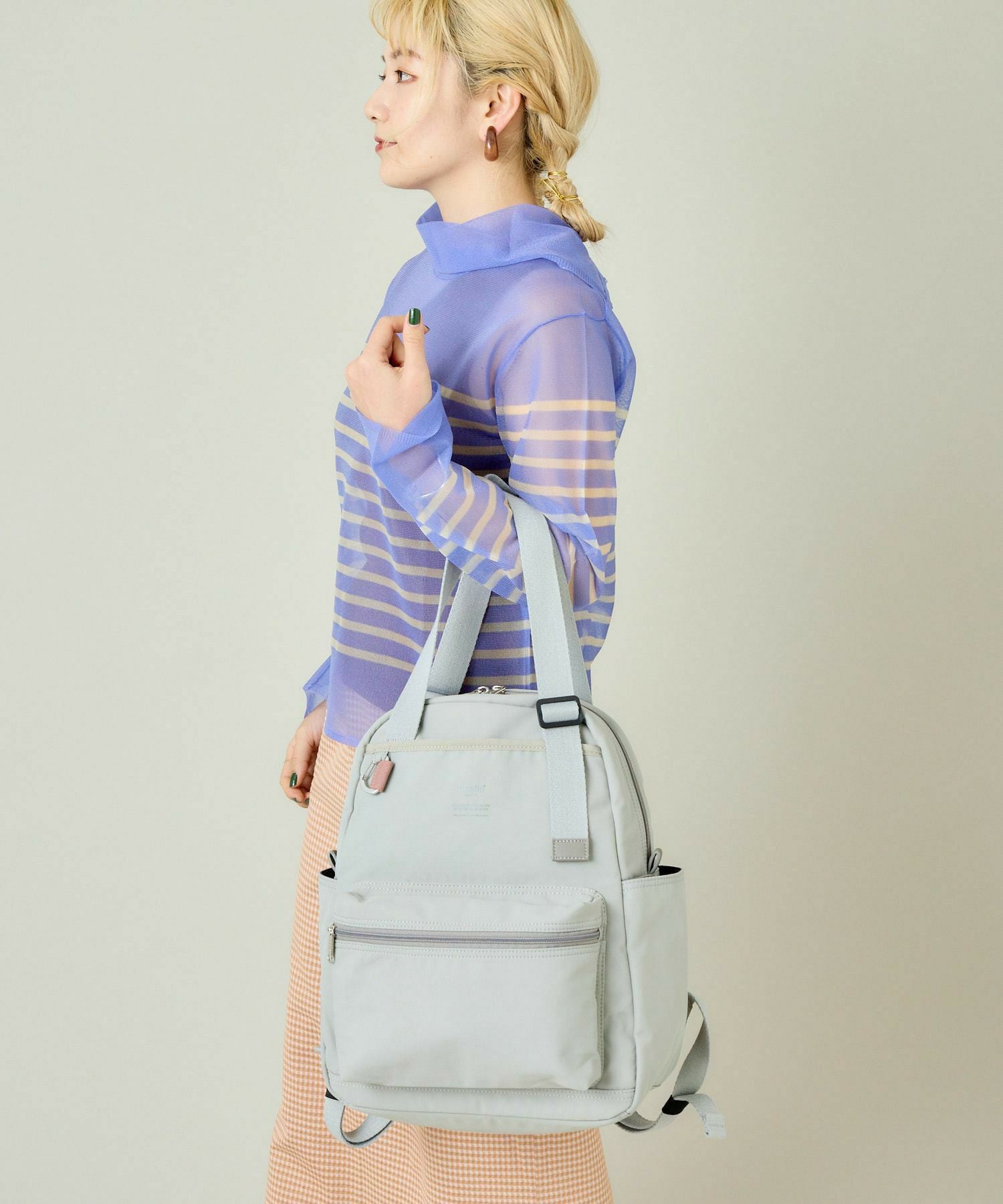 anello リュック バックパック 撥水 多収納 2WAY A4 BASE ATM0521