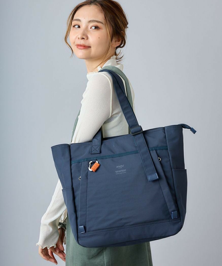 anello トートバッグ 撥水 多収納 A4 BASE ATM0523