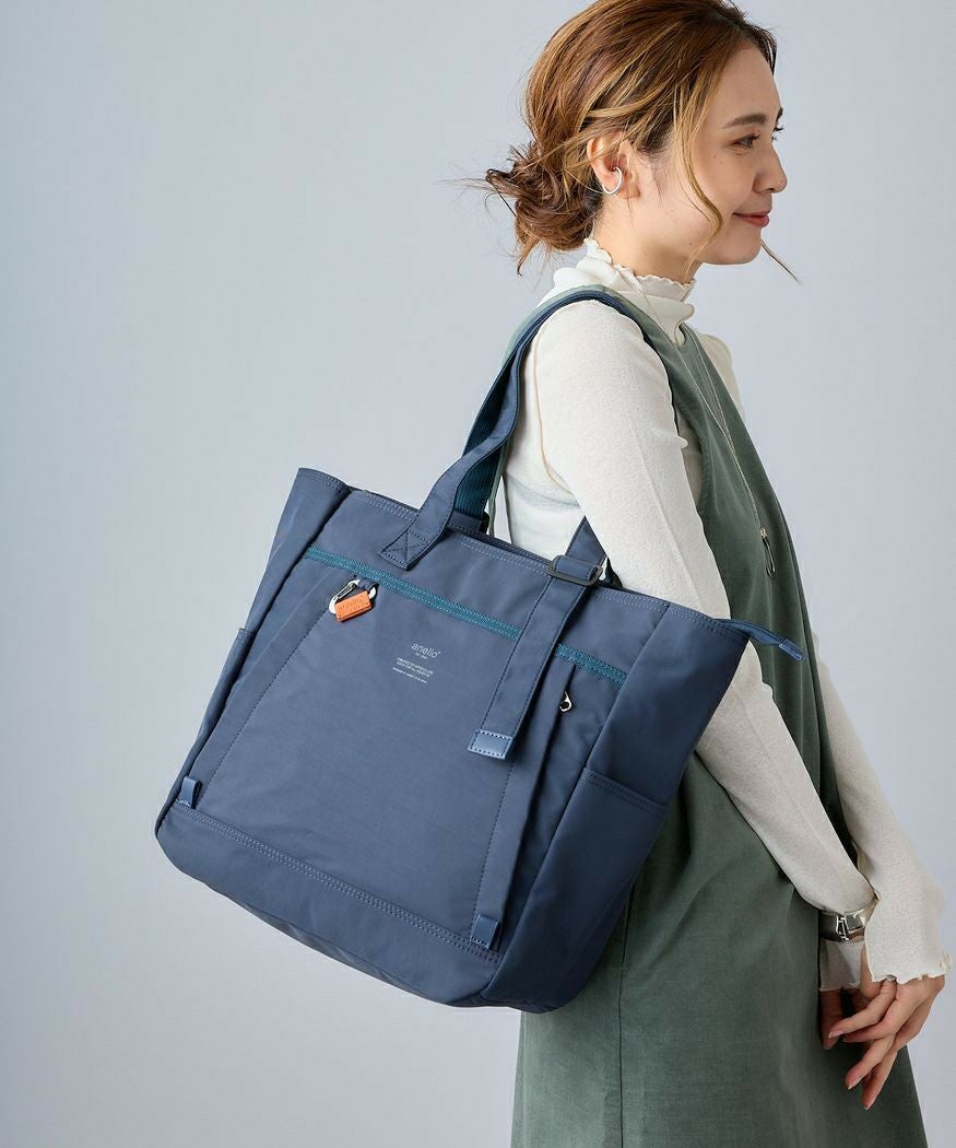 anello トートバッグ 撥水 多収納 A4 BASE ATM0523