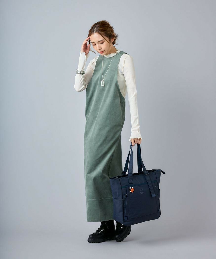 anello トートバッグ 撥水 多収納 A4 BASE ATM0523