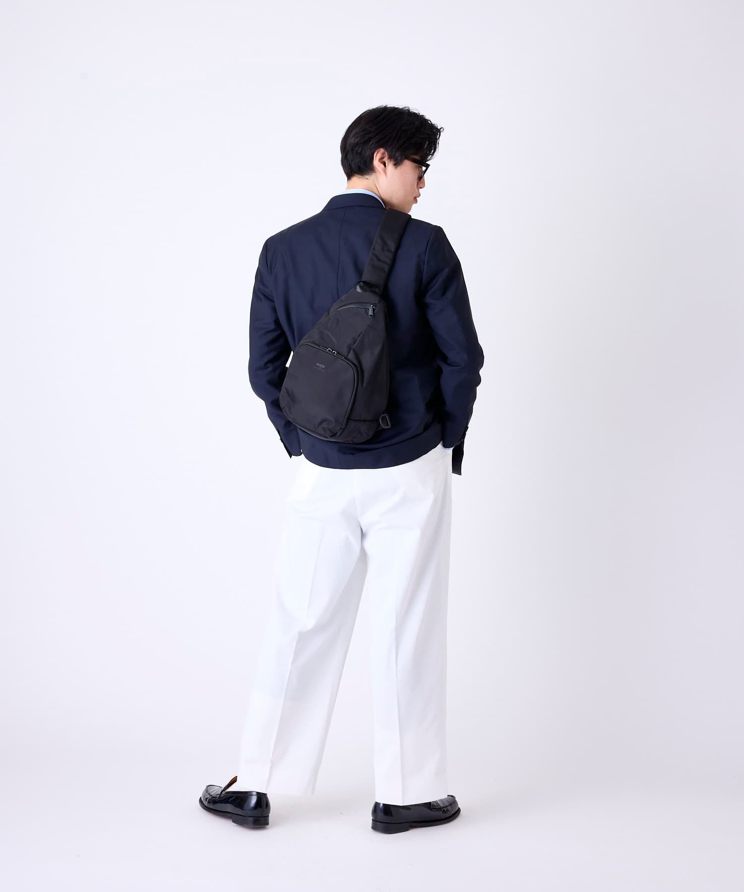 anello ボディバッグ ウエストポーチ 撥水 多収納 A5 NILE ATS0757