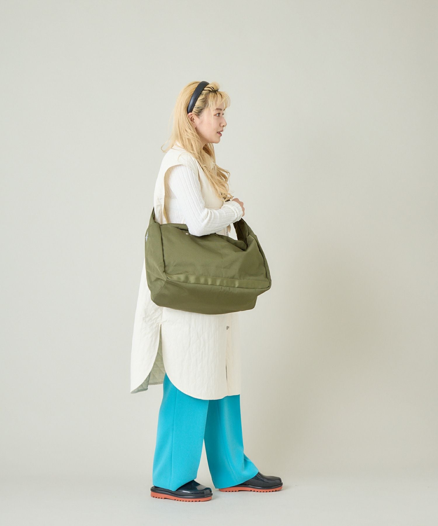 anello ショルダーバッグ 撥水 多収納 A4 ANYTIME ATS0983