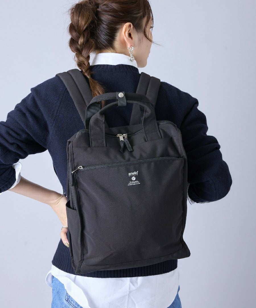 anello GRANDE リュック バックパック 軽量 撥水 多収納 10ﾎﾟｹ A4 CABIN GTM0171