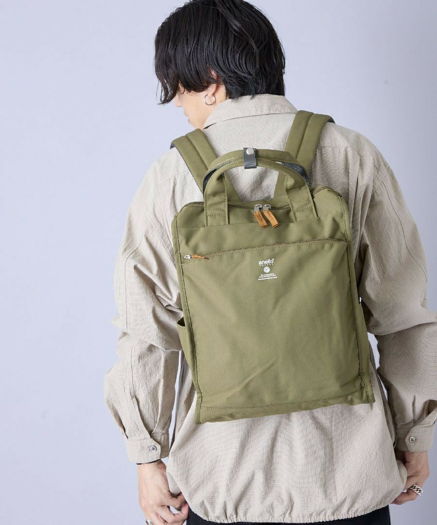 anello GRANDE リュック バックパック 軽量 撥水 多収納 10ﾎﾟｹ A4 CABIN GTM0171