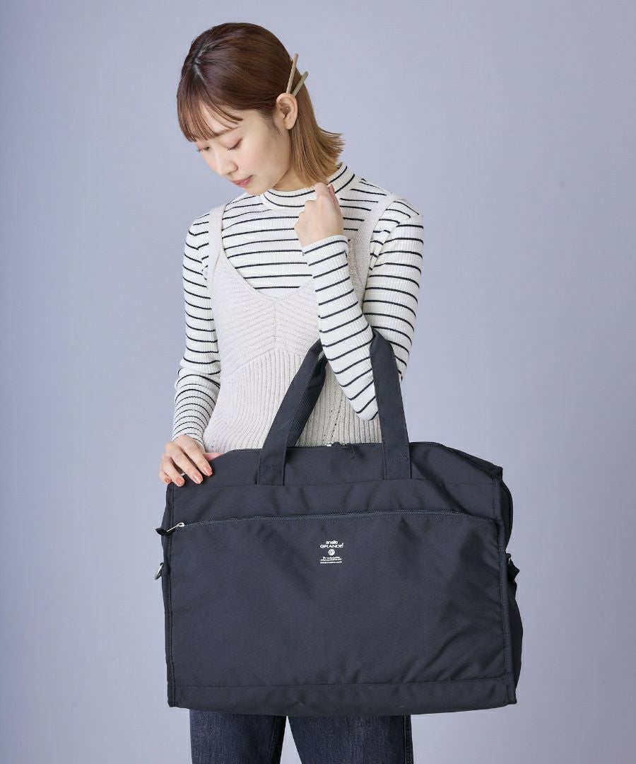 anello GRANDE ボストンバッグ 撥水 軽量 多収納 2WAY 10ﾎﾟｹ A3 CABIN GTM0178