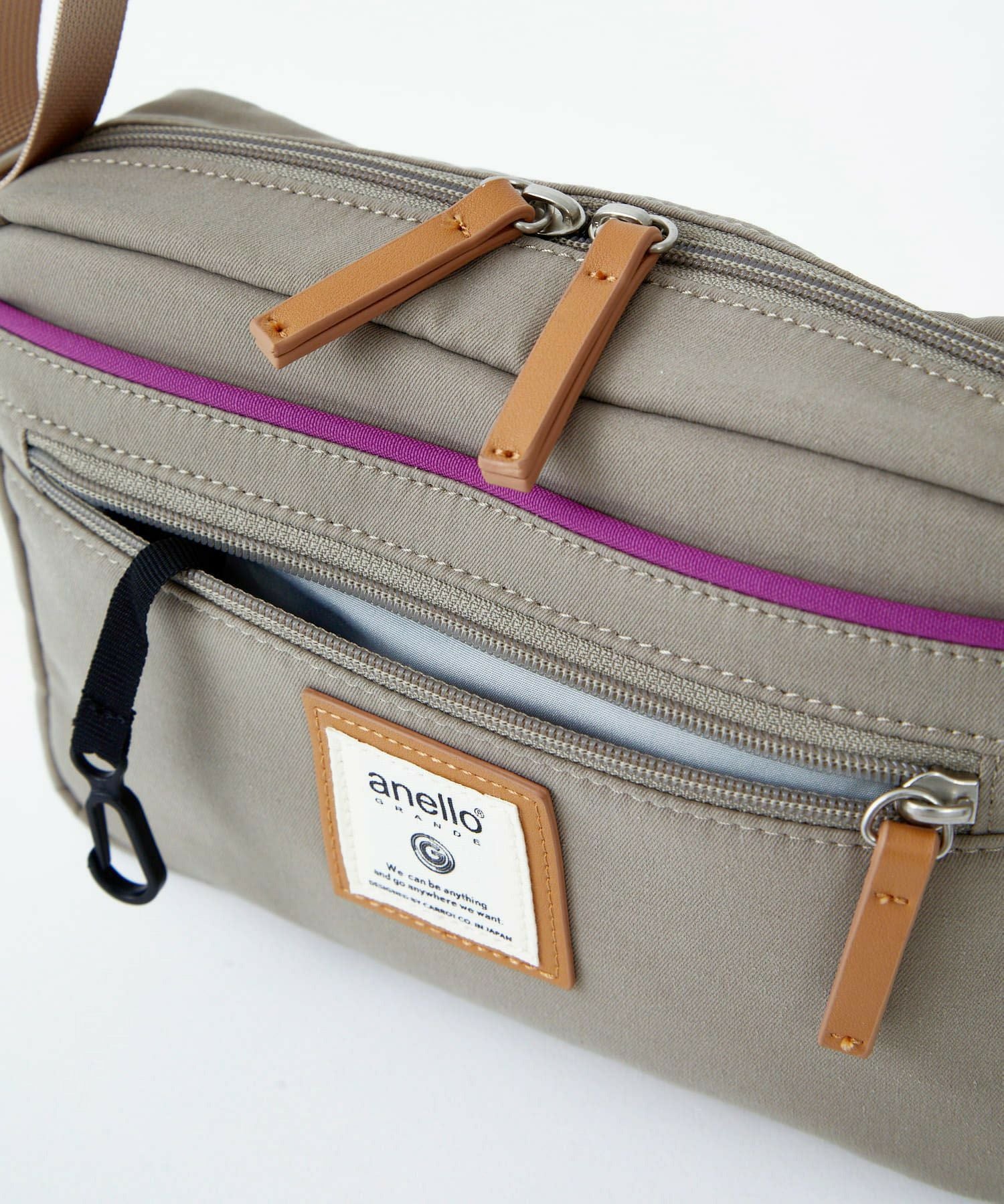 anello GRANDE ショルダーバッグ 多収納 mini CINNAMON GTM0333