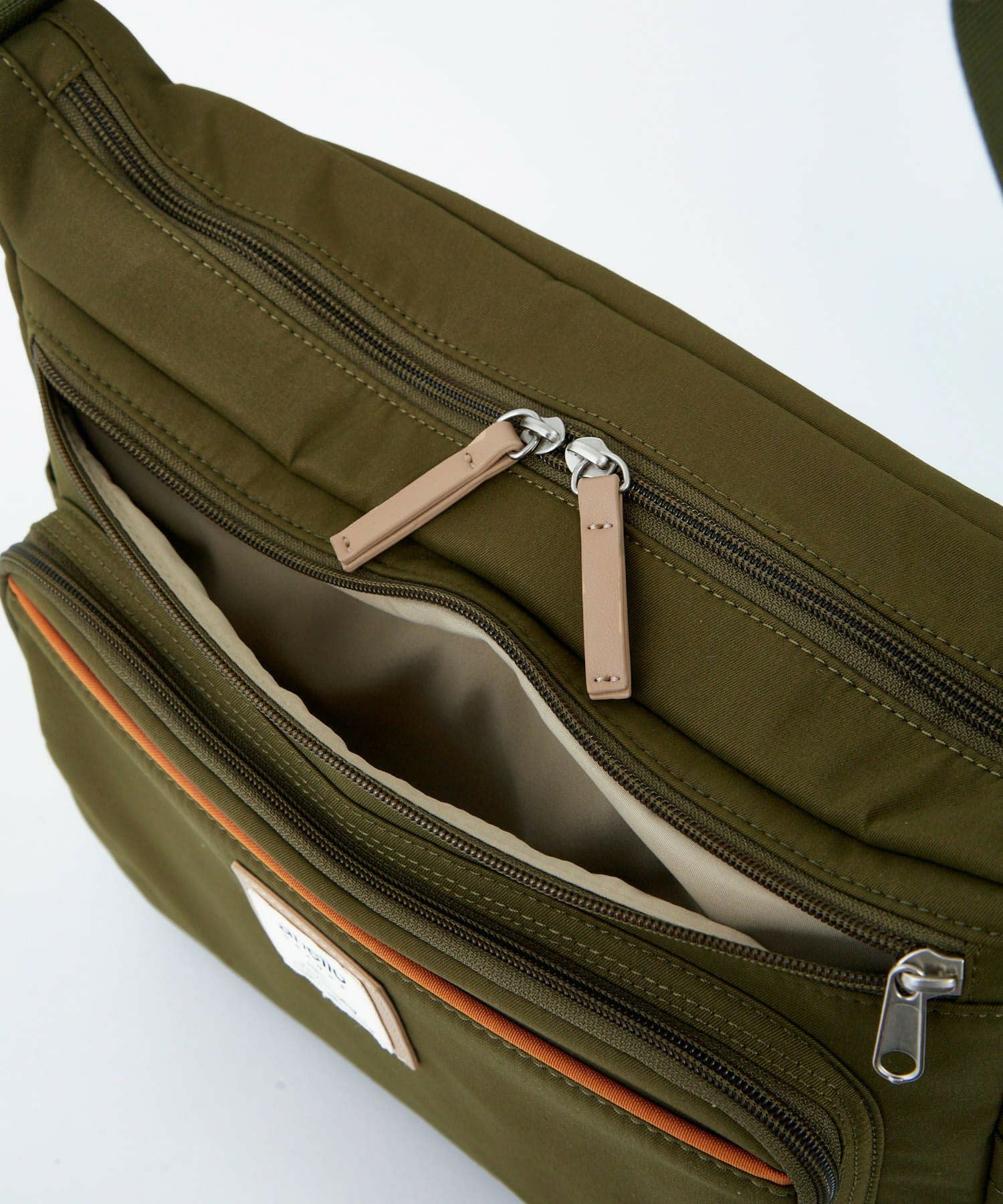 anello GRANDE ショルダーバッグ 多収納 A4 CINNAMON GTM0334