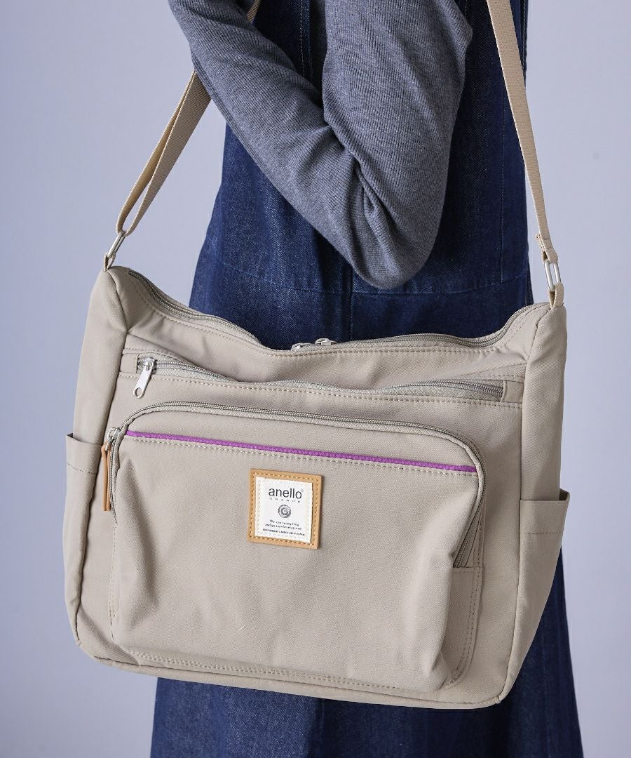 anello GRANDE ショルダーバッグ 多収納 A4 CINNAMON GTM0334