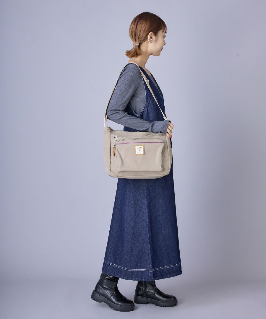 anello GRANDE ショルダーバッグ 多収納 A4 CINNAMON GTM0334