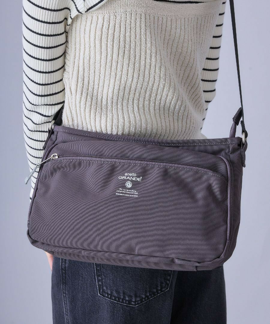 anello GRANDE ショルダーバッグ 軽量 撥水 多収納 A5 CABIN GTM0452