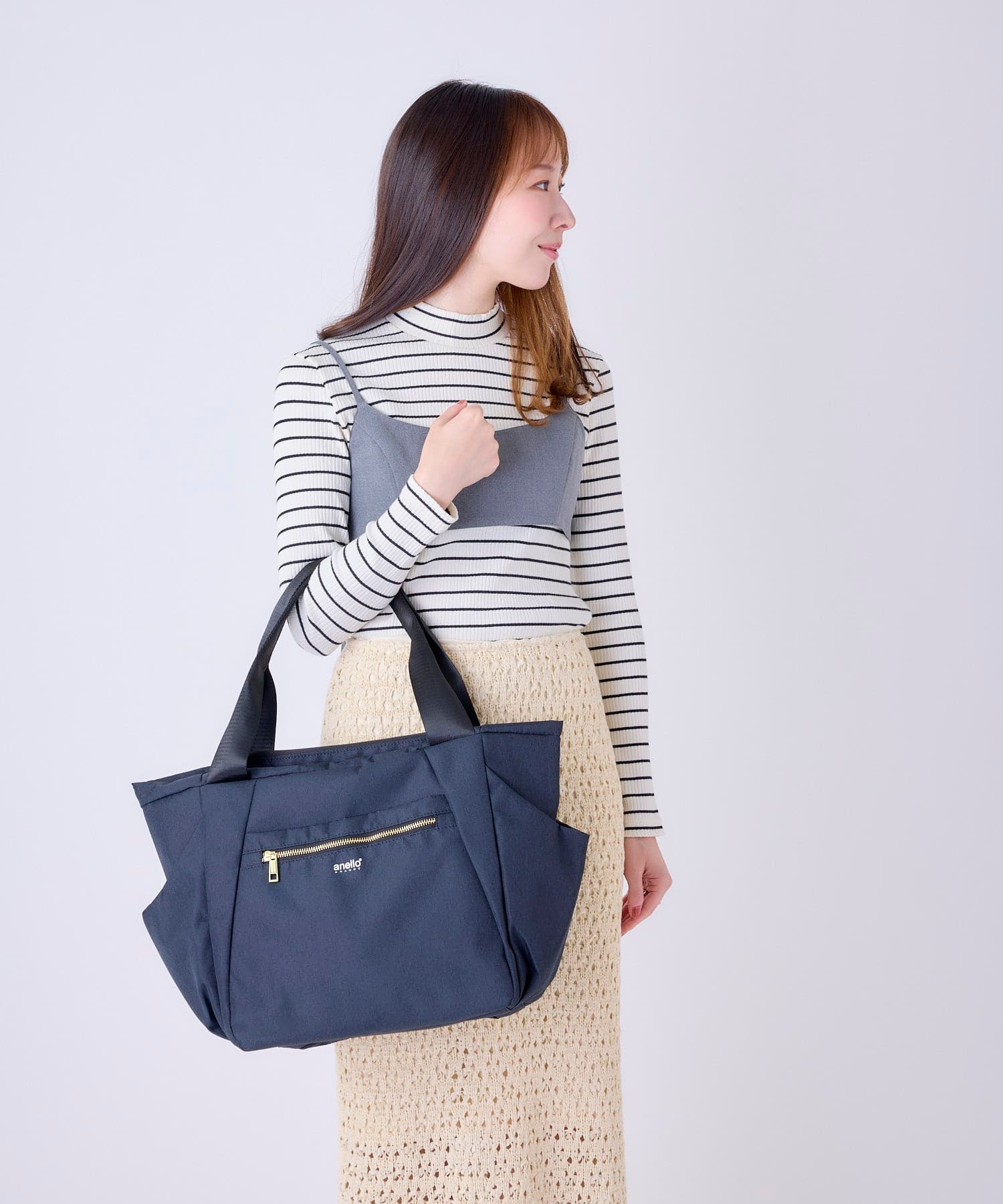 anello GRANDE トートバッグ 撥水 多収納 A4 GL GT-T0473