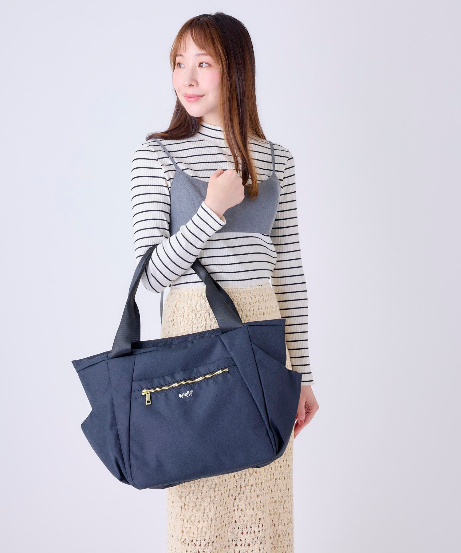 anello GRANDE トートバッグ 撥水 多収納 A4 GL GT-T0473