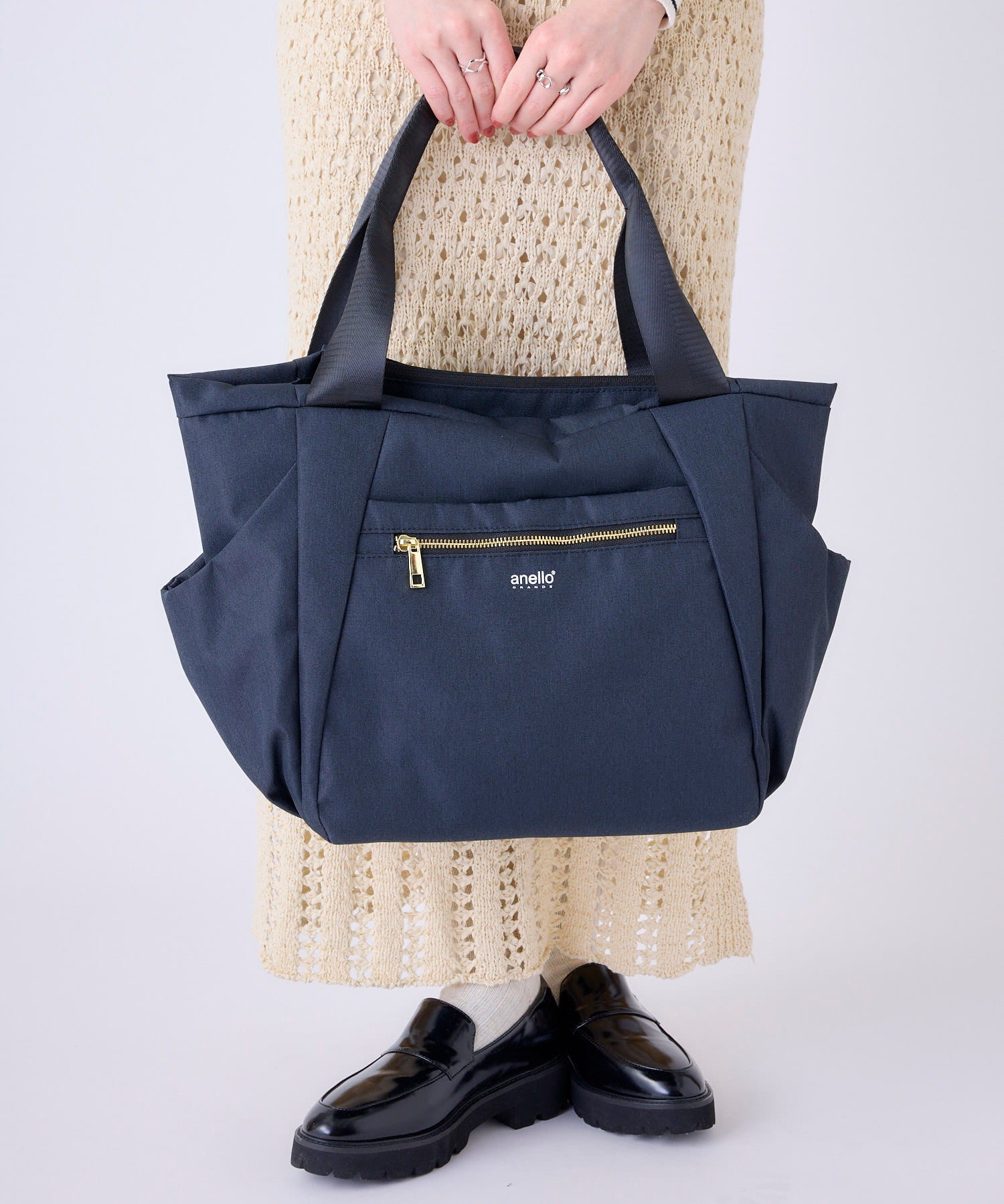 anello GRANDE トートバッグ 撥水 多収納 A4 GL GT-T0473