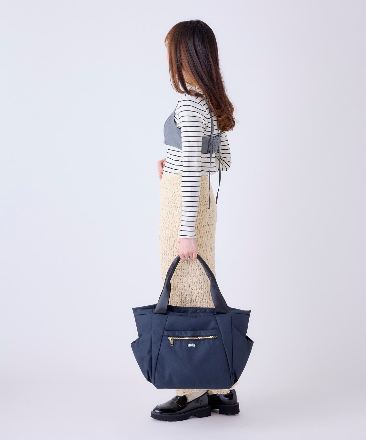 anello GRANDE トートバッグ 撥水 多収納 A4 GL GT-T0473