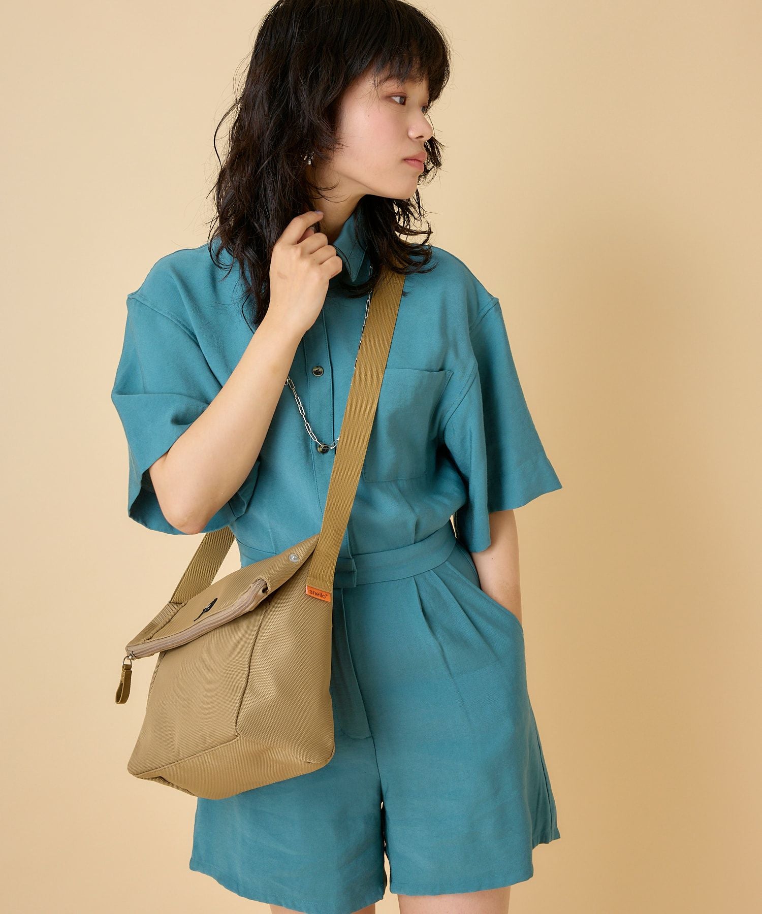 anello ショルダーバッグ 撥水 A5 PARCEL ATH3271