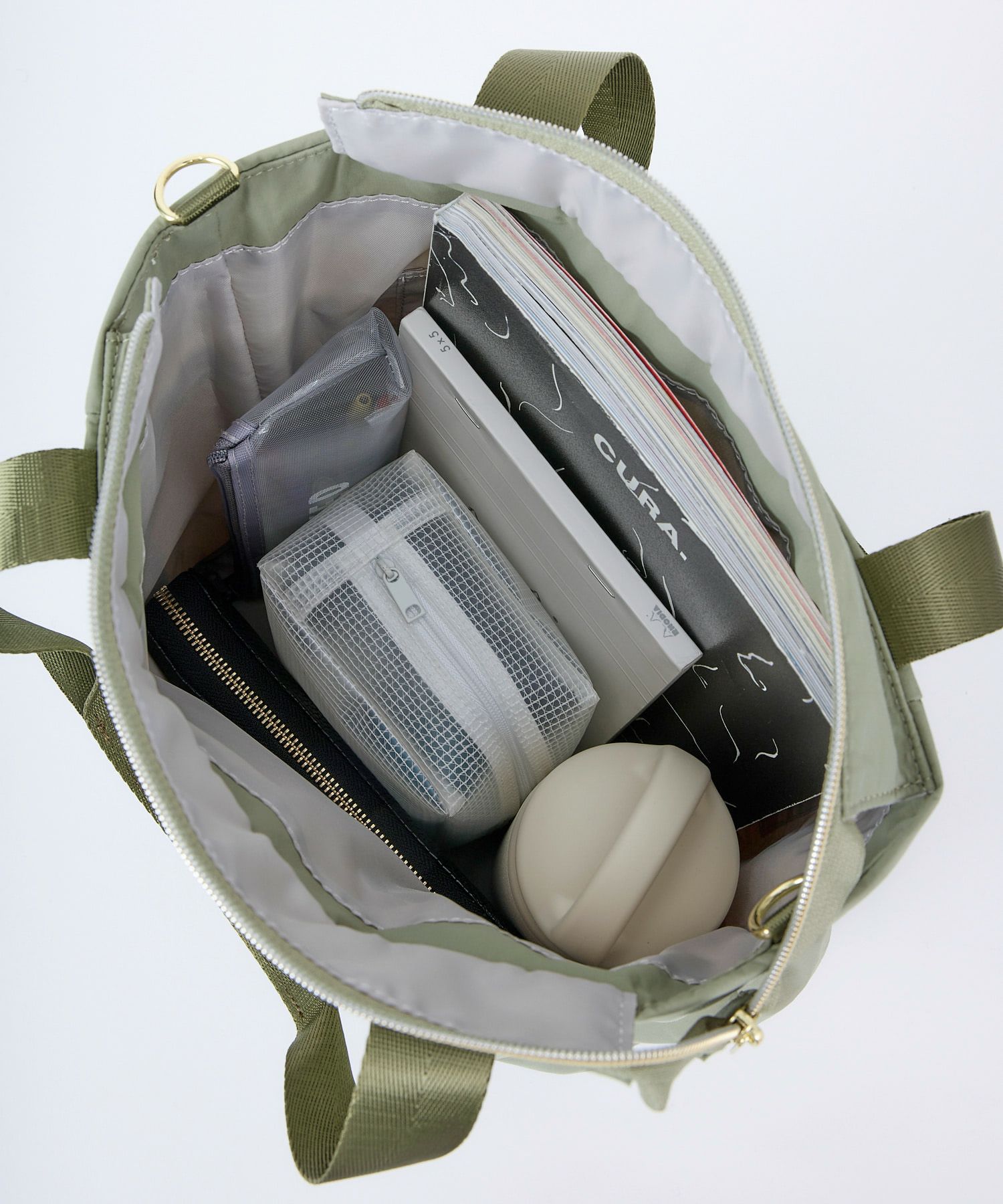 Legato Largo トートバッグ 洗濯可能 軽量 2WAY A4 フワリ LH-X0063