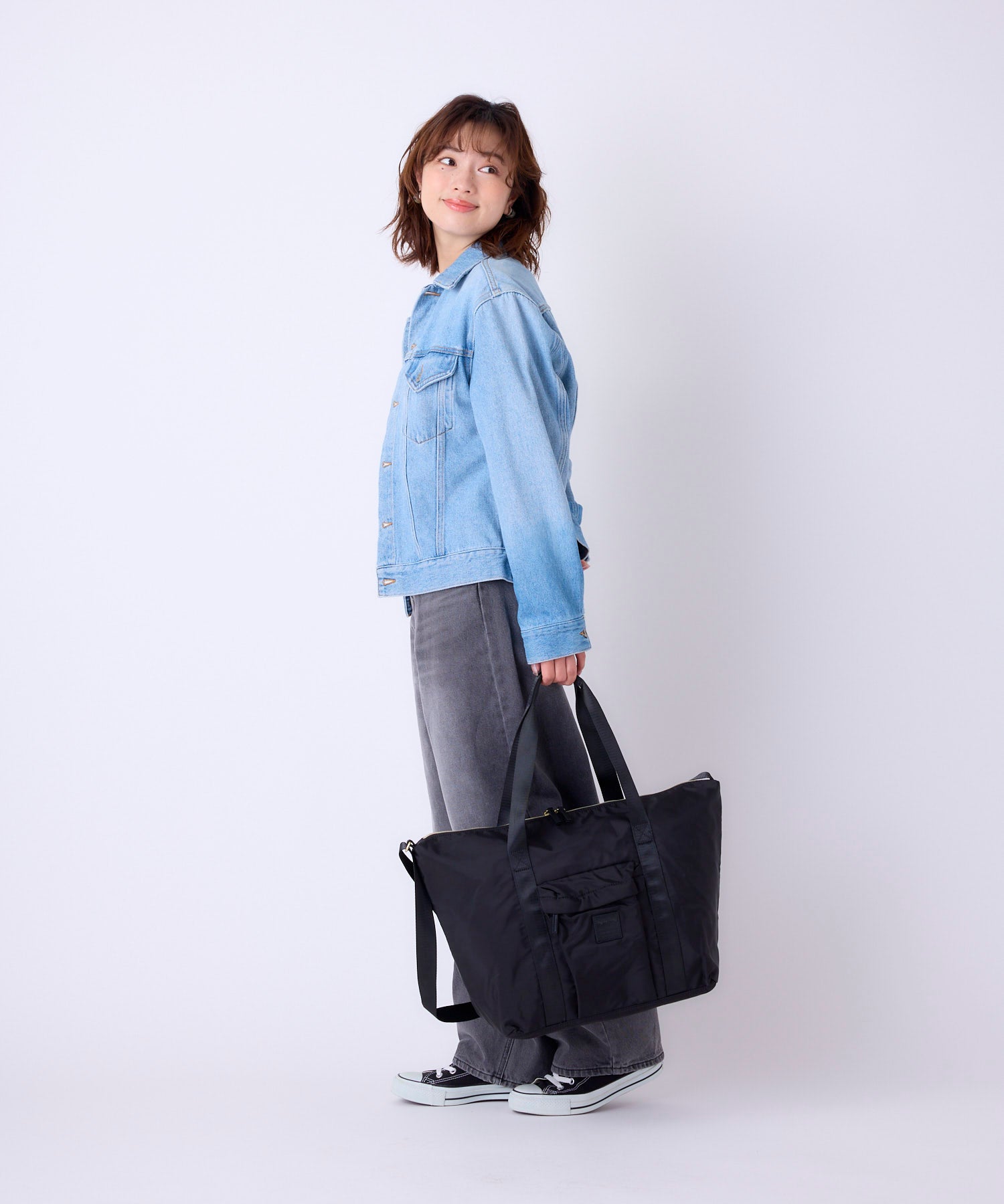 Legato Largo ボストンバッグ 撥水 2WAY A4 シルキー LI-V0082