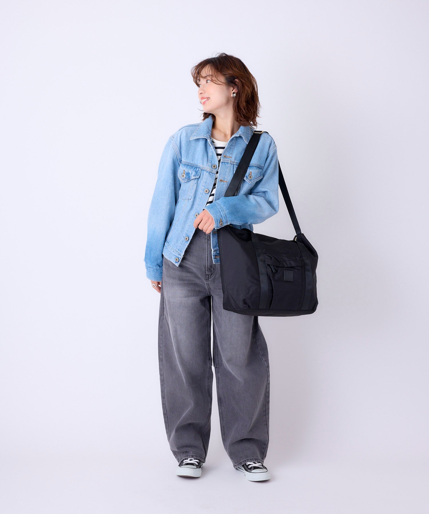 Legato Largo ボストンバッグ 撥水 2WAY A4 シルキー LI-V0082