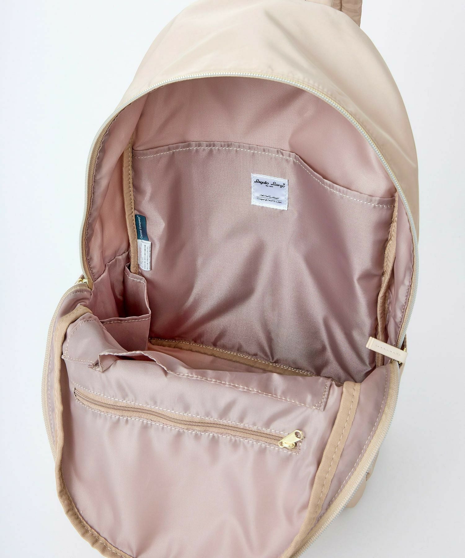 Legato Largo リュック バックパック 撥水 多収納 10ﾎﾟｹ A4 シルキー LI-V0083