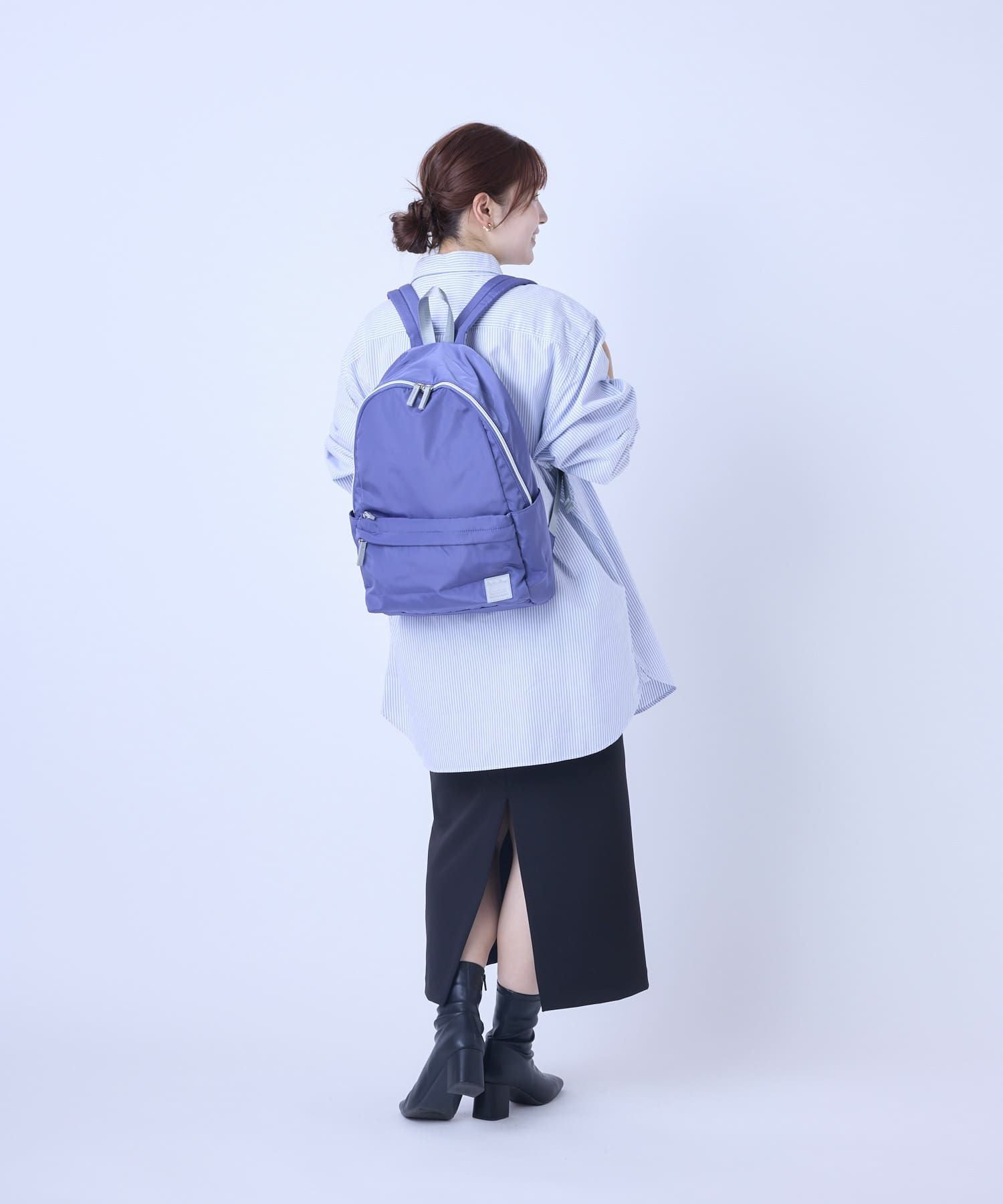 Legato Largo リュック バックパック 撥水 多収納 10ﾎﾟｹ A4 シルキー LI-V0083