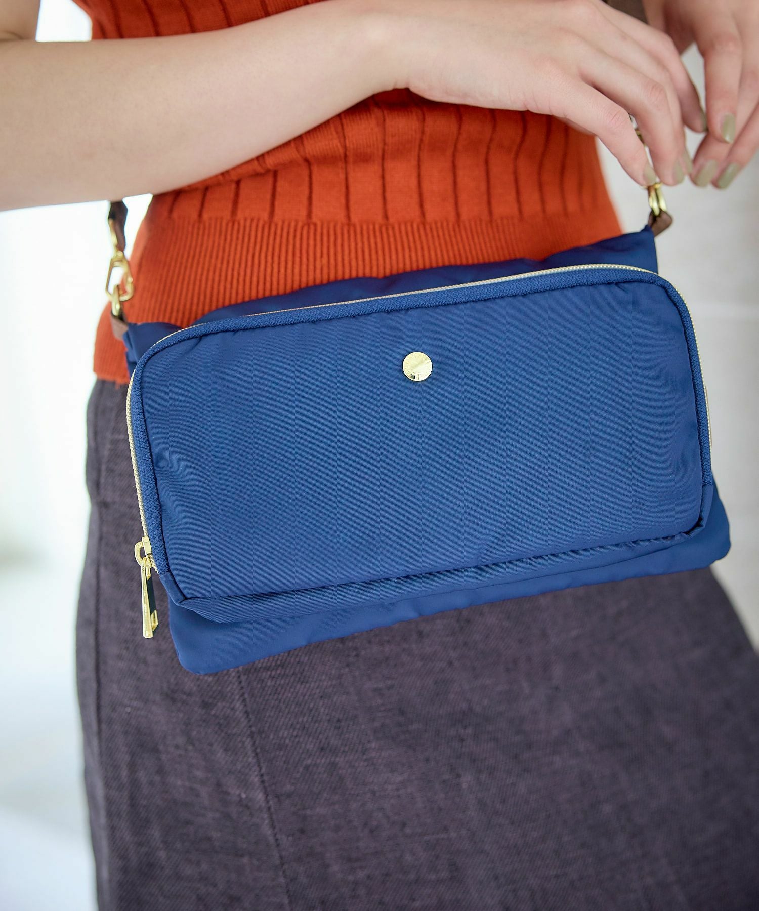 Legato Largo ショルダーバッグ 撥水 財布機能 mini 撥水ツイルナイロン LT-E1541