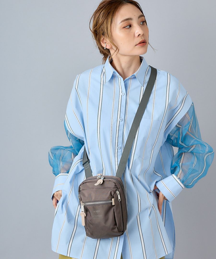 anello ショルダーバッグ 多収納 mini THREE ATH3236