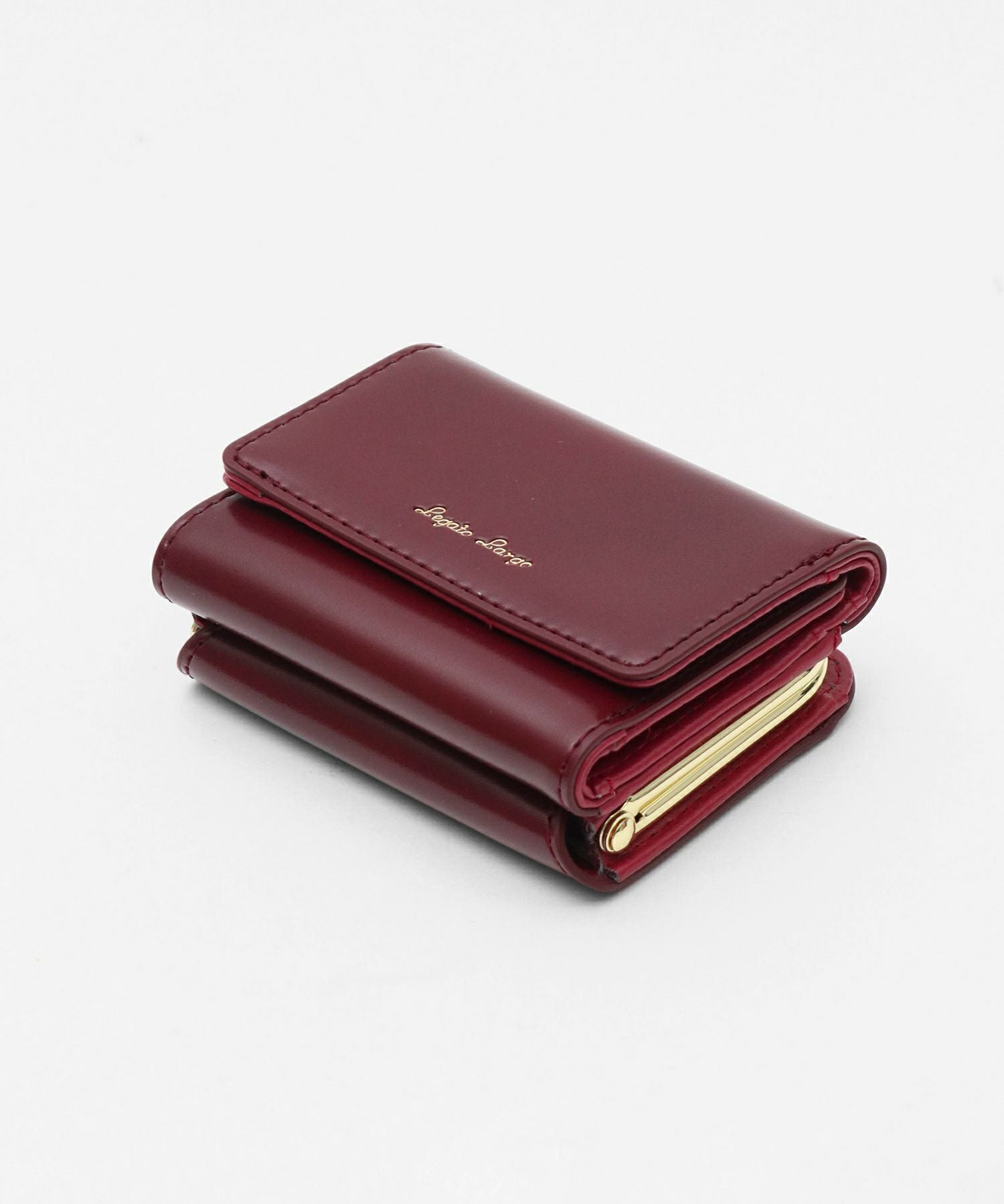 Legato Largo ミニ折財布  小物 シャイニーウォレット LJ-E1551