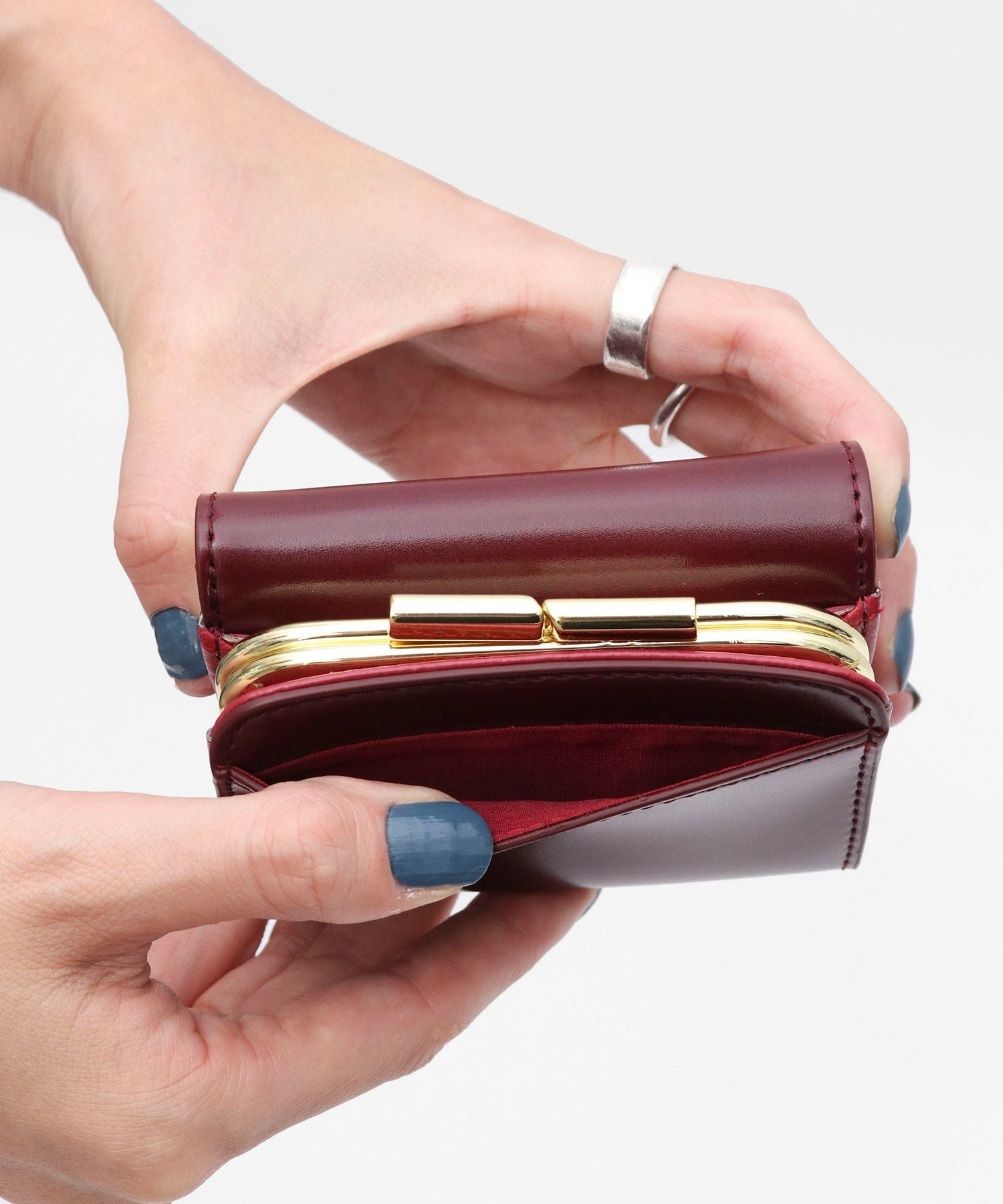 Legato Largo ミニ折財布  小物 シャイニーウォレット LJ-E1551