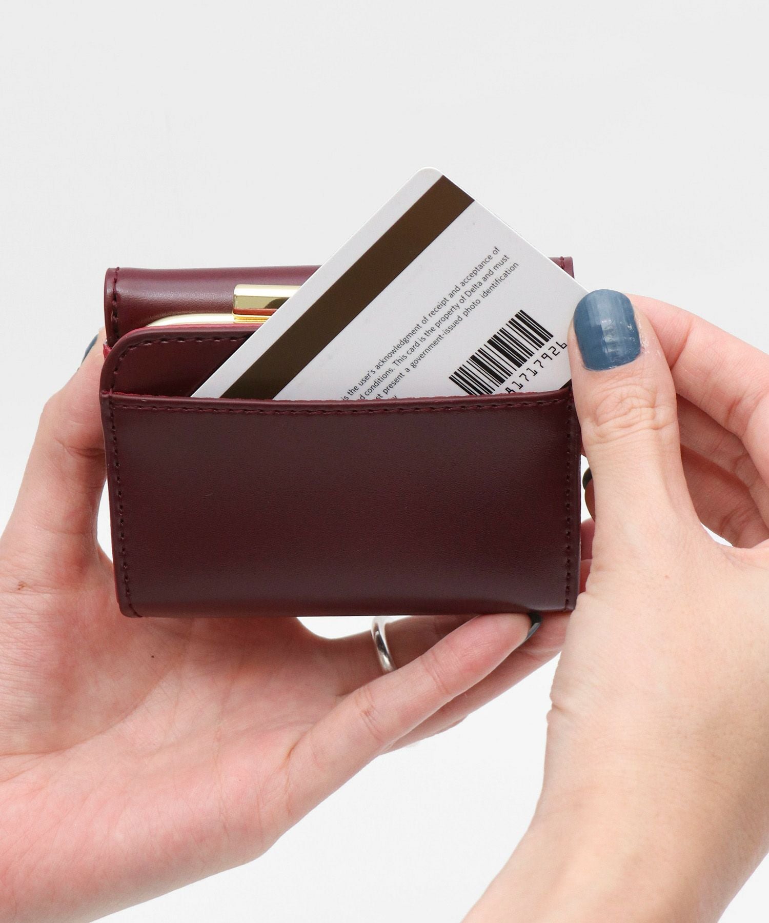 Legato Largo ミニ折財布  小物 シャイニーウォレット LJ-E1551