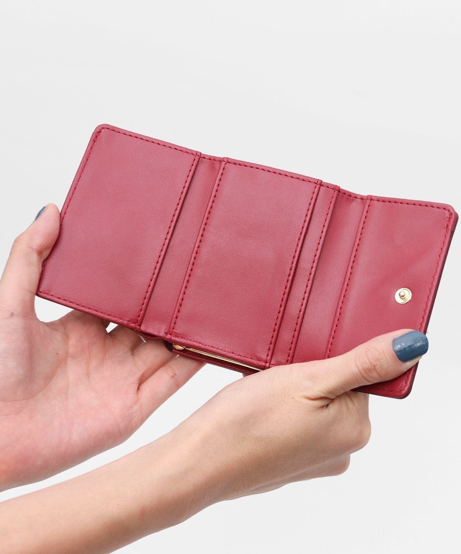 Legato Largo ミニ折財布  小物 シャイニーウォレット LJ-E1551