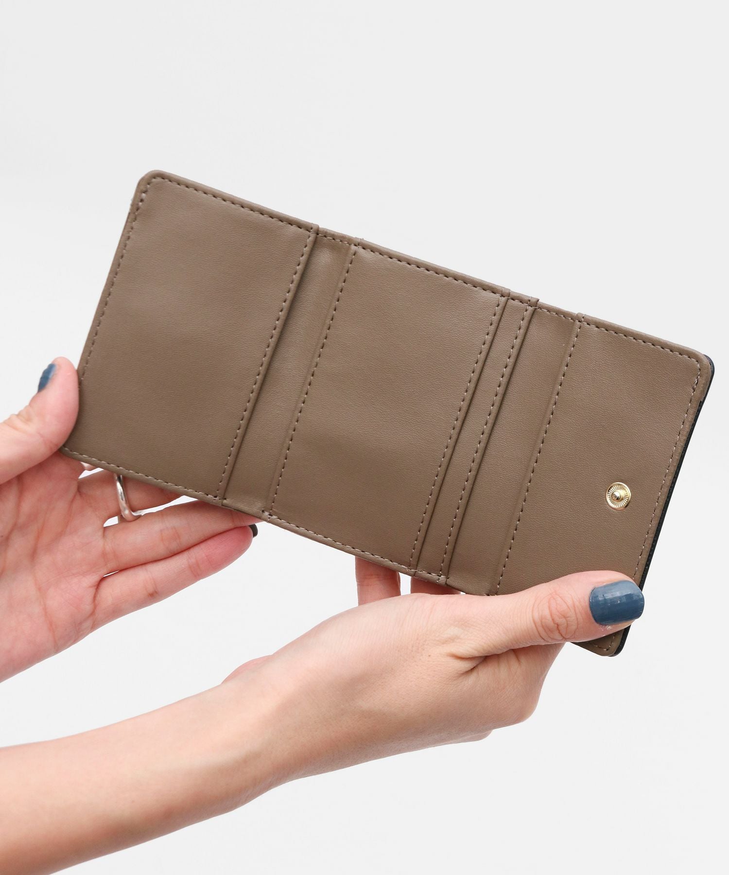 Legato Largo ミニ折財布  小物 シャイニーウォレット LJ-E1551