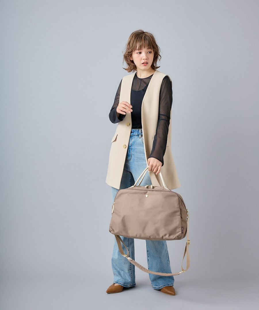 Legato Largo ボストンバッグ 撥水 肩楽 2WAY PC収納 A4 肩楽 LH-V0111