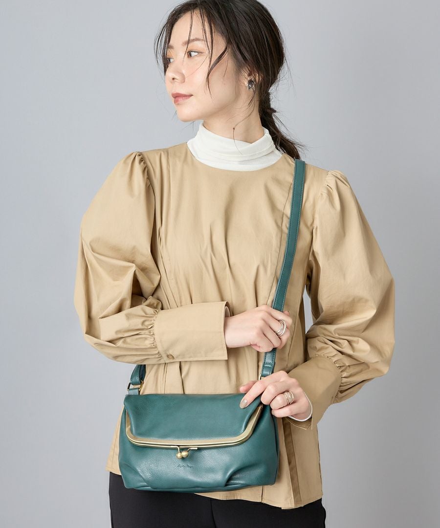 Legato Largo ショルダーバッグ  A5 パカッとがま口 LG-V0121