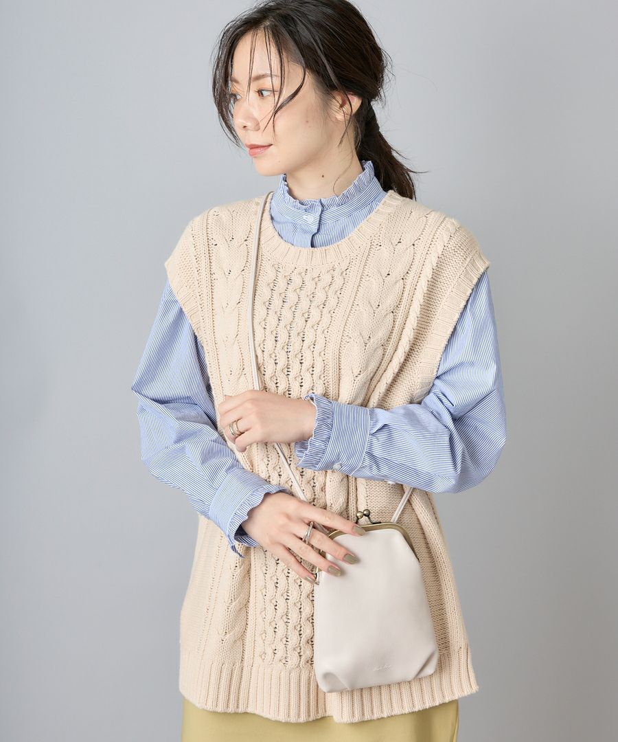 Legato Largo ショルダーバッグ  mini パカッとがま口 LG-V0124