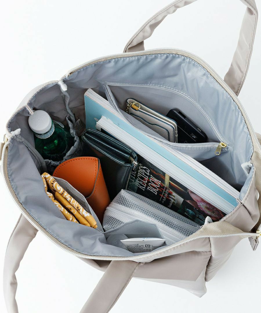 Legato Largo トートバッグ 撥水 2WAY 多収納 A4 キレカジ撥水ポリエステル LT-X0112