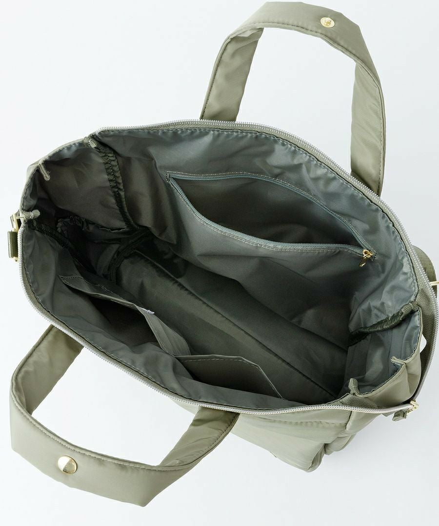 Legato Largo トートバッグ 撥水 2WAY 多収納 A4 キレカジ撥水ポリエステル LT-X0112