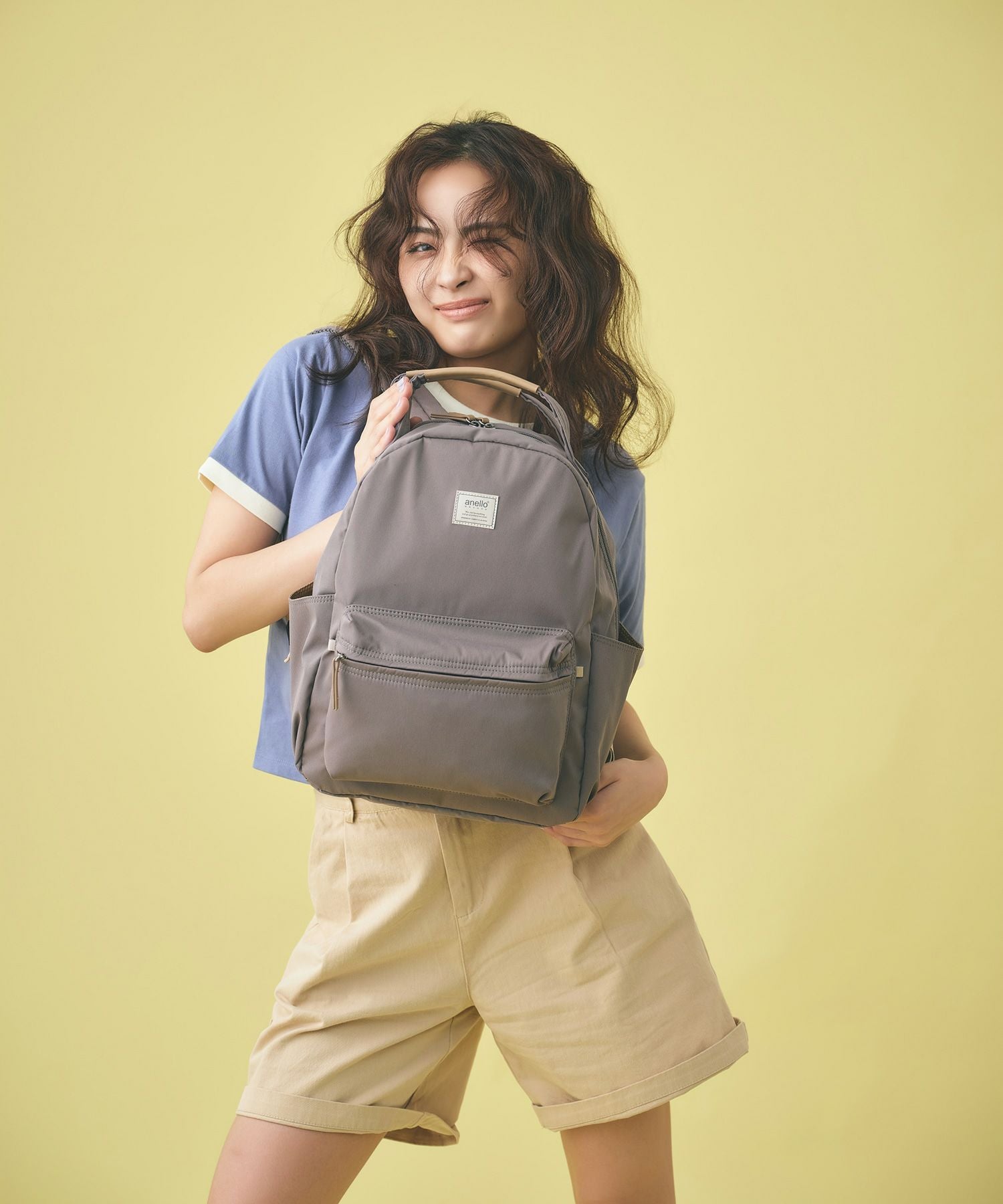 anello GRANDE リュック バックパック 軽量 多収納 A4 motte GHM0551