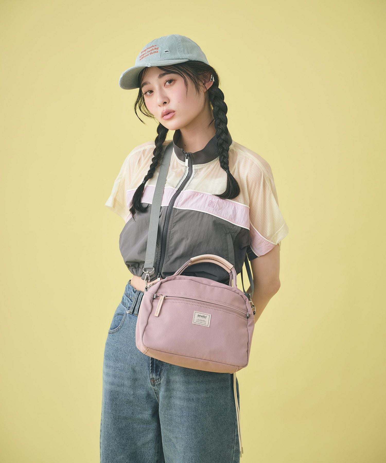 anello GRANDE ショルダーバッグ 軽量 2WAY A5 motte GHM0552