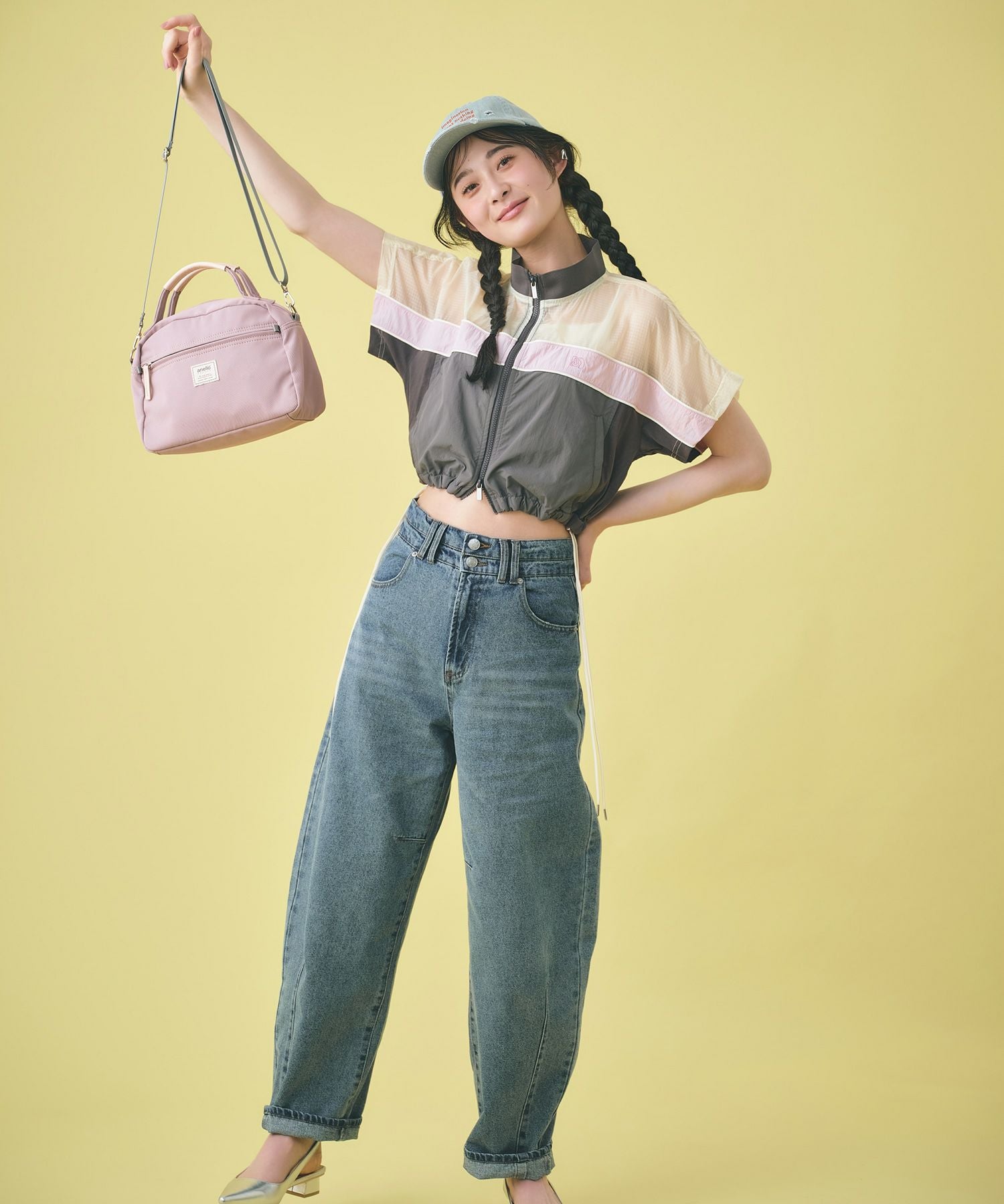 anello GRANDE ショルダーバッグ 軽量 2WAY A5 motte GHM0552