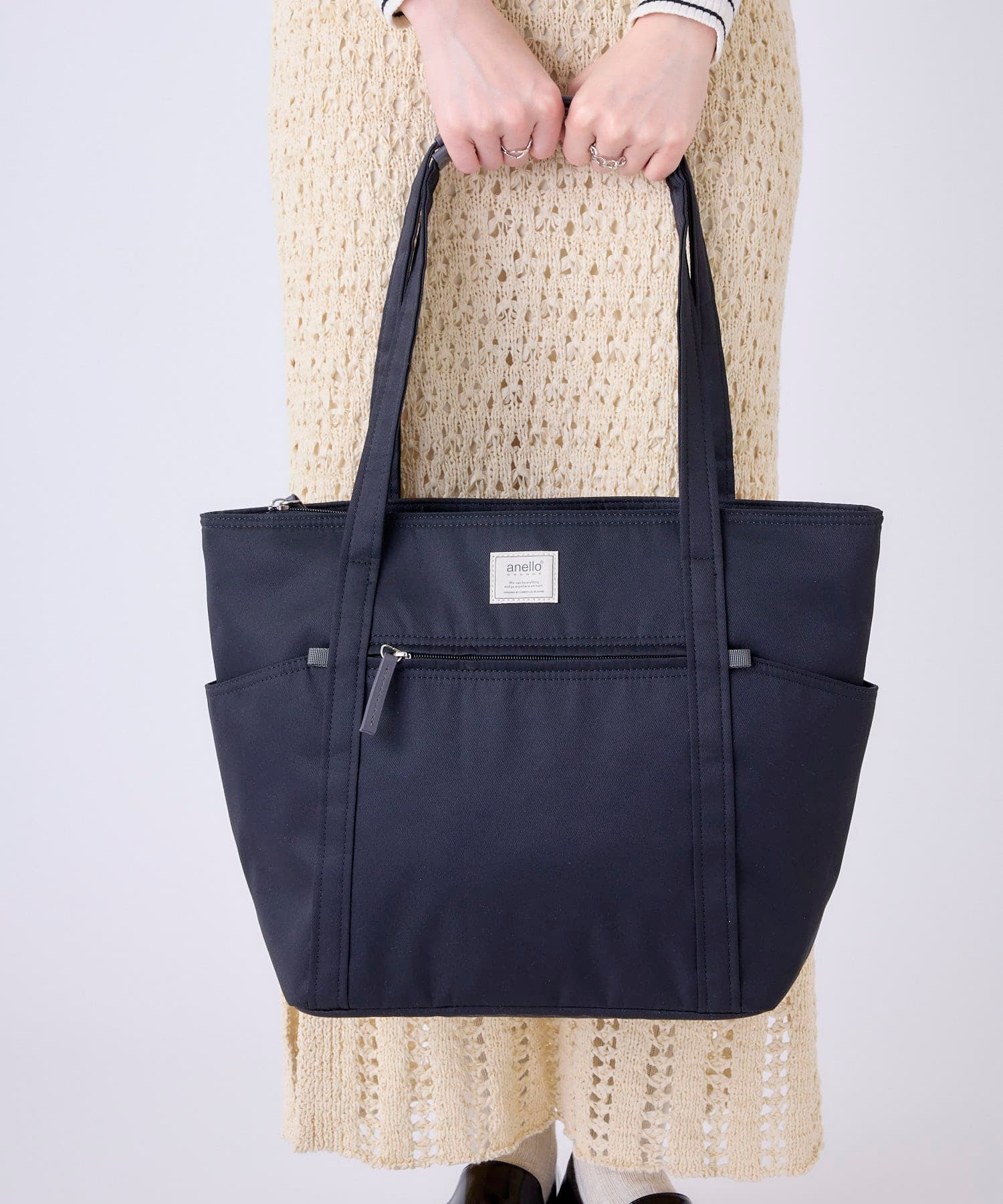 anello GRANDE トートバッグ 軽量 多収納 A4 motte GHM0553