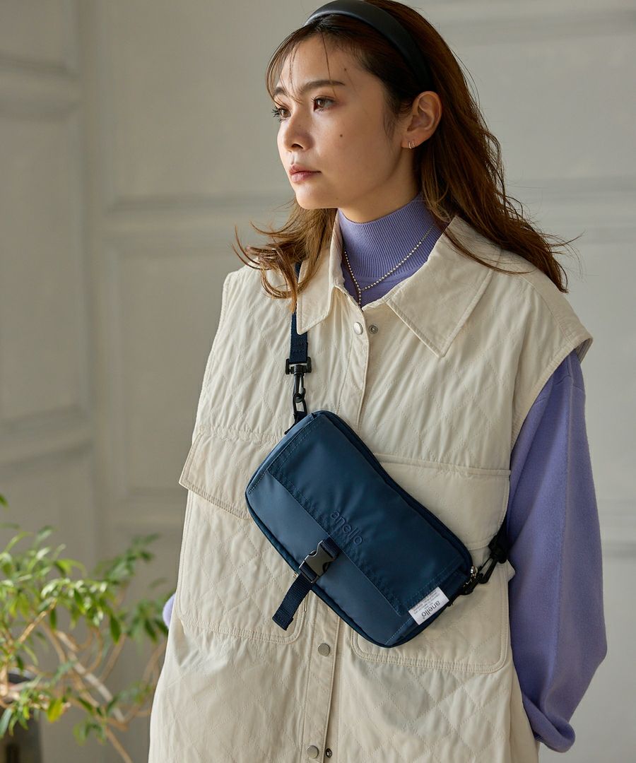 anello ショルダーバッグ 撥水 洗濯可能 多収納 mini TOY TOTE2 ATS1101