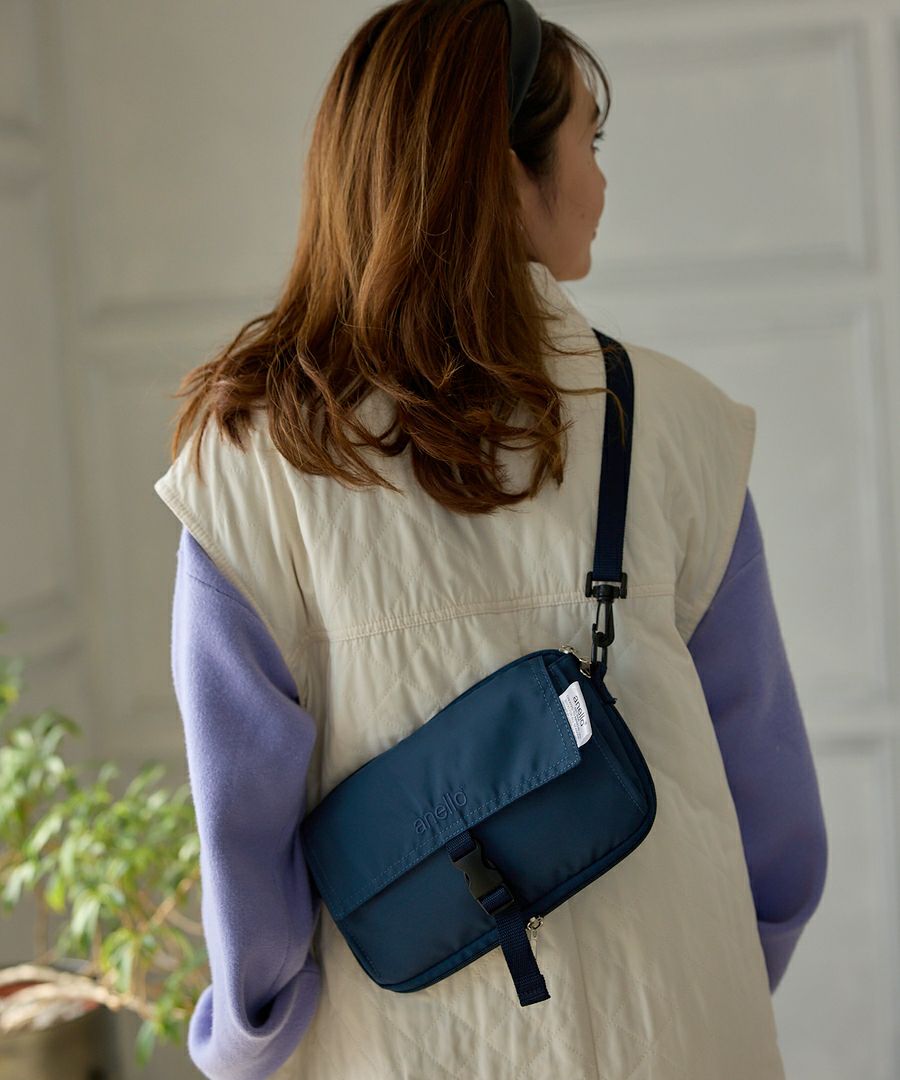 anello ショルダーバッグ 撥水 洗濯可能 多収納 mini TOY TOTE2 ATS1101